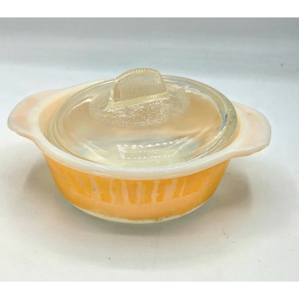 VINTAGE Fire-King Peach Luster Lot (3 Pieces)‎